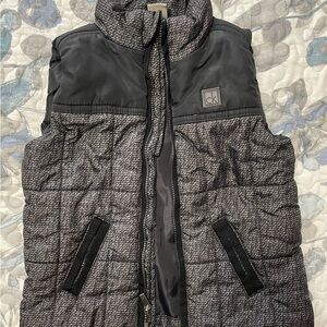 Calvin Klein Black and Gray Patterned Vest. Kids Size 24 months.